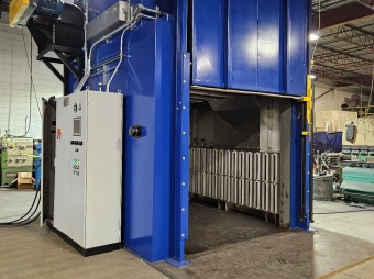 Gas-Fired Batch Oven for Heat Treating Amorphous Metal Cores